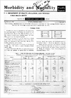 Morbidity and Mortality Weekly Report Vol 13 No 22 for Release June 5 1964