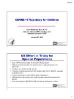 COVID19 vaccines for children