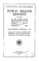 Public Health Reports  v 43 no 32  cover