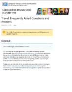 Travel frequently asked questions and answers Nov 21 2020