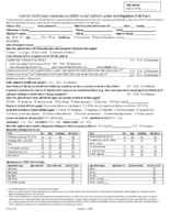 Interim 2019 novel coronavirus 2019nCoV patient under investigation PUI form Version 10January 17 2020