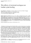 The Effects of Restricted Workspace on Lumbar Spine Loading