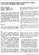 A ruralurban comparative study of nonphysician providers in community and migrant health centers