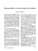 Disease patterns among southwestern Indians