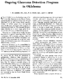 Ongoing glaucoma detection program in Oklahoma