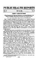 Public Health Reports  V 37 No 19 May 12 1922
