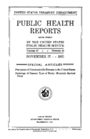 Public Health Reports  v 46 no 48  cover