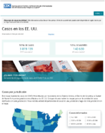 Casos de enfermedad del coronavirus COVID19 casos en los EE UU Actualizado el 8 de julio del 2020