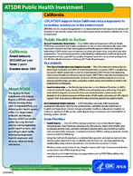 ATSDR Public Health Investment California 2017
