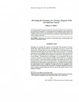 Revisiting the Geometry of a Ternary Diagram with the HalfTaxi Metric