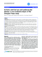 InHome Solid Fuel Use and Cardiovascular Disease A CrossSectional Analysis of the Shanghai Putuo Study