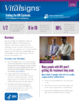Ending the HIV Epidemic HIV Treatment Is Prevention CDC Vital Signs March 18 2019