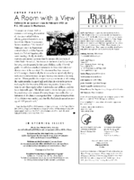 Public Health Reports  v 113 no 1  masthead