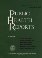 Public Health Reports  v 76 no 12 December 1961  cover