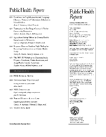 Public Health Reports  v 111 no 5  masthead