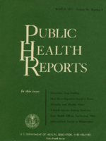 Public Health Reports  v 70 no 3  cover