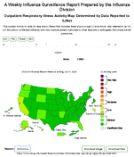 FluView Weekly US Map Influenza Summary Update