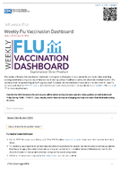 Weekly Flu Vaccination Dashboard