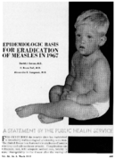 Epidemiologic basis for eradication of measles in 1967
