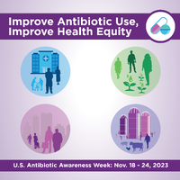 Improving antibiotic use improve health equity  US Antibiotic Awareness Week November 1824 2023