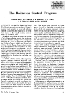 The Radiation Control Program