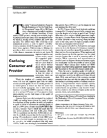 Confusing Consumer and Provider