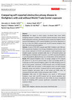 Comparing SelfReported Obstructive Airway Disease in Firefighters With and Without World Trade Center Exposure