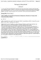 Safe Handling of Agricultural Pesticides in Minnesota Results of a CountyWide Educational Intervention