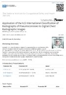 Application of the ILO International Classification of Radiographs of Pneumoconioses to digital chest radiographic images  a NIOSH scientific workshop