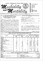 Morbidity and Mortality Weekly Report Vol 19 No 18 week ending May 9 1970