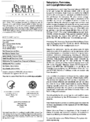 Public Health Reports  v 114 no 2  masthead