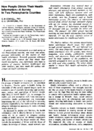 How People Obtain Their Health InformationA Survey In Two Pennsylvania Counties