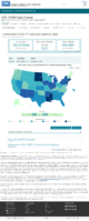 United States COVID19 cases and deaths by state reported to the CDC since January 22 2020 COVID19 death rate in the US reported to the CDC by stateterritory deaths per 100000 January 21 2021