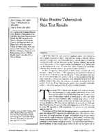 False positive tuberculosis skin test results