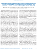 Comorbidities Among Young Adults with Congenital Heart Defects Results from the Congenital Heart Survey To Recognize Outcomes Needs and wellbeing  Arizona Arkansas and Metropolitan Atlanta 20162019