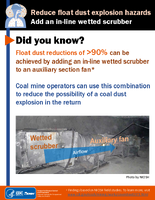 Reduce Float Dust Explosion Hazards Add an Inline Wetted Scrubber