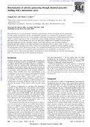 Determination of Solvents Permeating Through Chemical Protective Clothing with a Microsensor Array