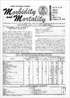 Morbidity and Mortality Weekly Report Vol 19 No 51 week ending December 26 1970