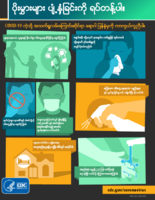 Coronavirus Disease 2019 COVID19 Stop the spread of germs Burmese April 7 2020