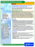 ATSDR Public Health Investment Missouri 2017
