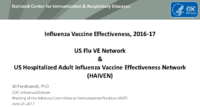 US Flu VE Network  US Hospitalized Adult Influenza Vaccine Effectiveness Network HAIVEN