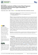 Reliability Analysis of ObservationBased Exposure Assessment Tools for the Upper Extremities A Systematic Review