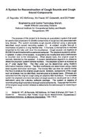 A System for Reconstruction of Cough Sounds and Cough Sound Components