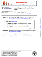 Partial IL10 Inhibition of the CellMediated Immune Response in Chronic Beryllium Disease