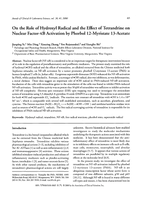 On the Role of Hydroxyl Radical and the Effect of Tetrandrine on Nuclear FactorkappaB Activation by Phorbol 12Myristate13Acetate