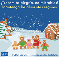 Transmita alegria no microbios Mantenga los alimentos sequros