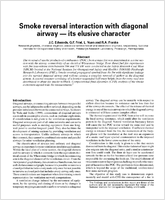 Smoke Reversal Interaction with Diagonal Airway  its Elusive Character