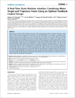 A RealTime BrainMachine Interface Combining Motor Target and Trajectory Intent Using an Optimal Feedback Control Design