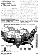 1952 provisional data indicates decline in tuberculosis mortality