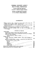 Public Health Reports  v 65 no 11  table of contents